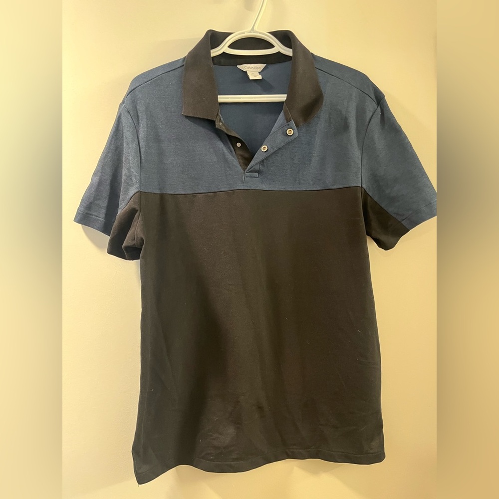 Calvin Klein Men's Two-Tone Polo Shirt